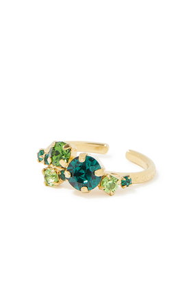 Stardust Ring, 18k Gold-Plated Brass